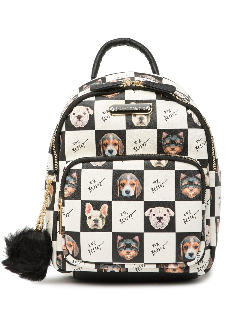 betsey johnson owl backpack