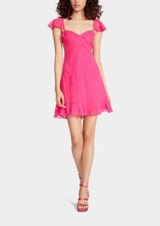 Betsey Johnson Lotus Mini Dress Pink