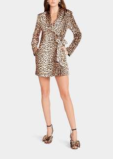 Betsey Johnson Maya Blazer Dress Leopard