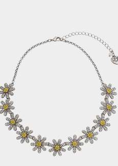 Betsey Johnson Ohh A Daisy Frontal Necklace Yellow