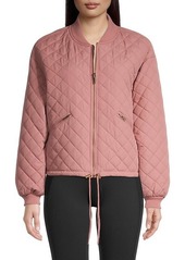 Betsey Johnson Reversible Quilted Bomber Jacket