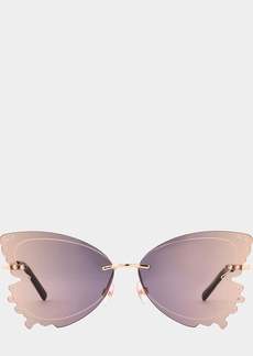 Betsey Johnson Take Flight Sunglasses Black