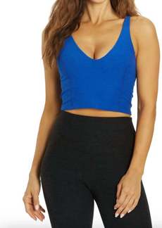 Beyond Yoga Always On Cropped Tank In Electric Royal Heather