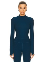 Beyond Yoga Featherweight Moving On Cropped Pullover Top