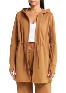 Beyond Yoga On the Go Open Front Hooded Jacket