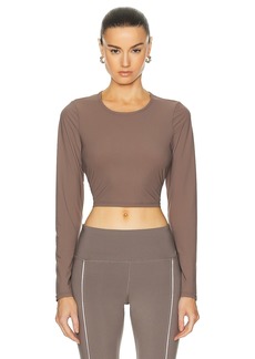Beyond Yoga Power Beyond Lite Cardio Cropped Pullover Top