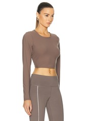 Beyond Yoga Power Beyond Lite Cardio Cropped Pullover Top