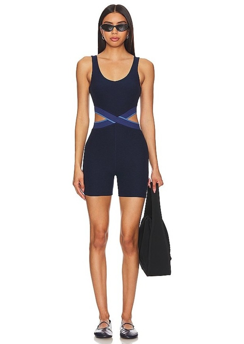 Beyond Yoga Spacedye In The Mix Biker Romper