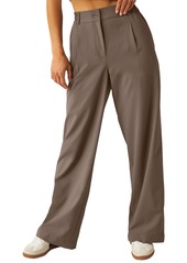 Beyond Yoga Women's Status Trousers, Small, Tan