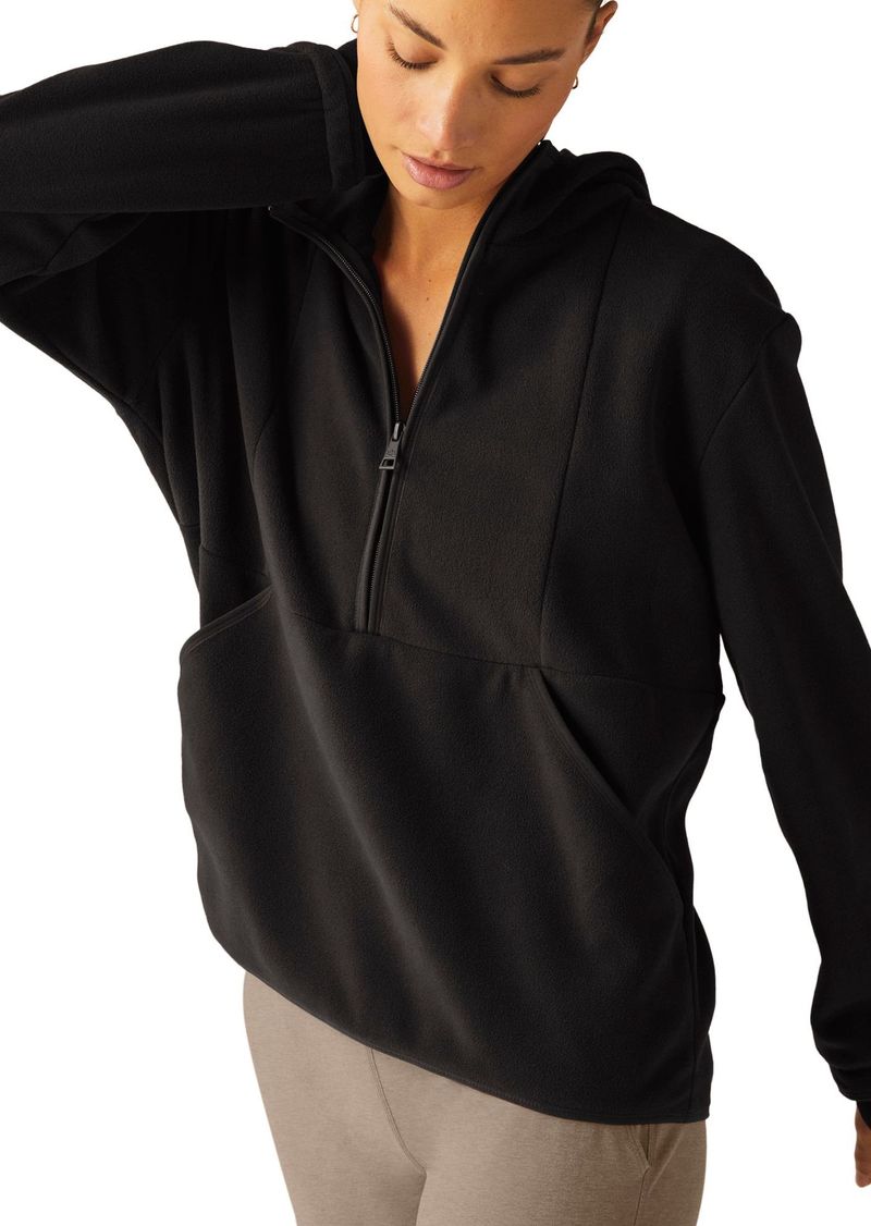 Beyond Yoga Women's Urban Explorer 1/2 Zip Pullover, XS, Black