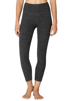 Beyond Yoga Caught In The Midi High Waisted Legging In Black-Charcoal