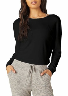 Beyond Yoga Do the Twist Cropped Pullover