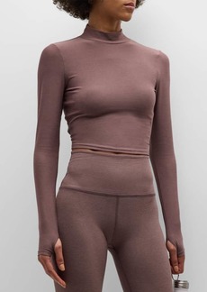 Beyond Yoga Featherweight Moving On Cropped Pullover
