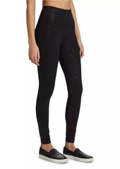 Beyond Yoga High-Waisted Foil Heart Leggings