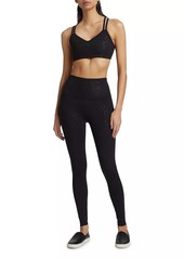 Beyond Yoga High-Waisted Foil Heart Leggings