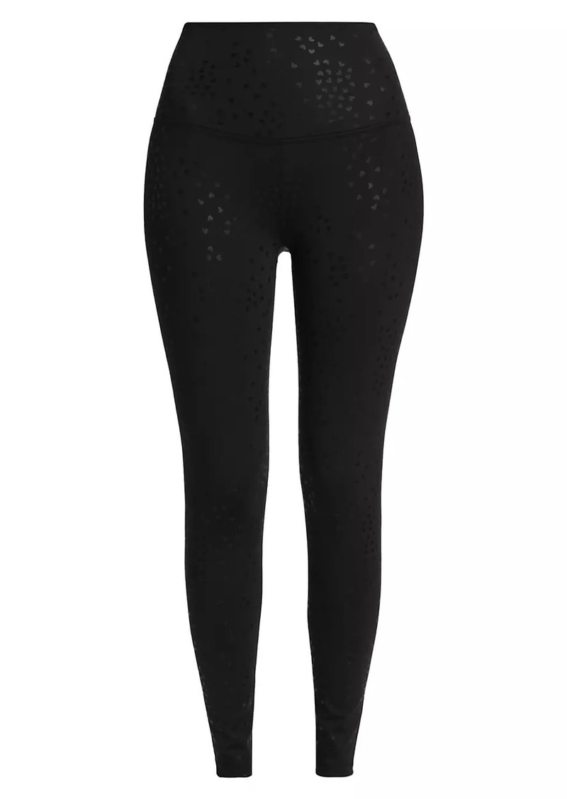 Beyond Yoga High-Waisted Foil Heart Leggings