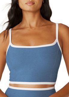 Women's Beyond Yoga New Moves High Cropped Tank, XS, Blue