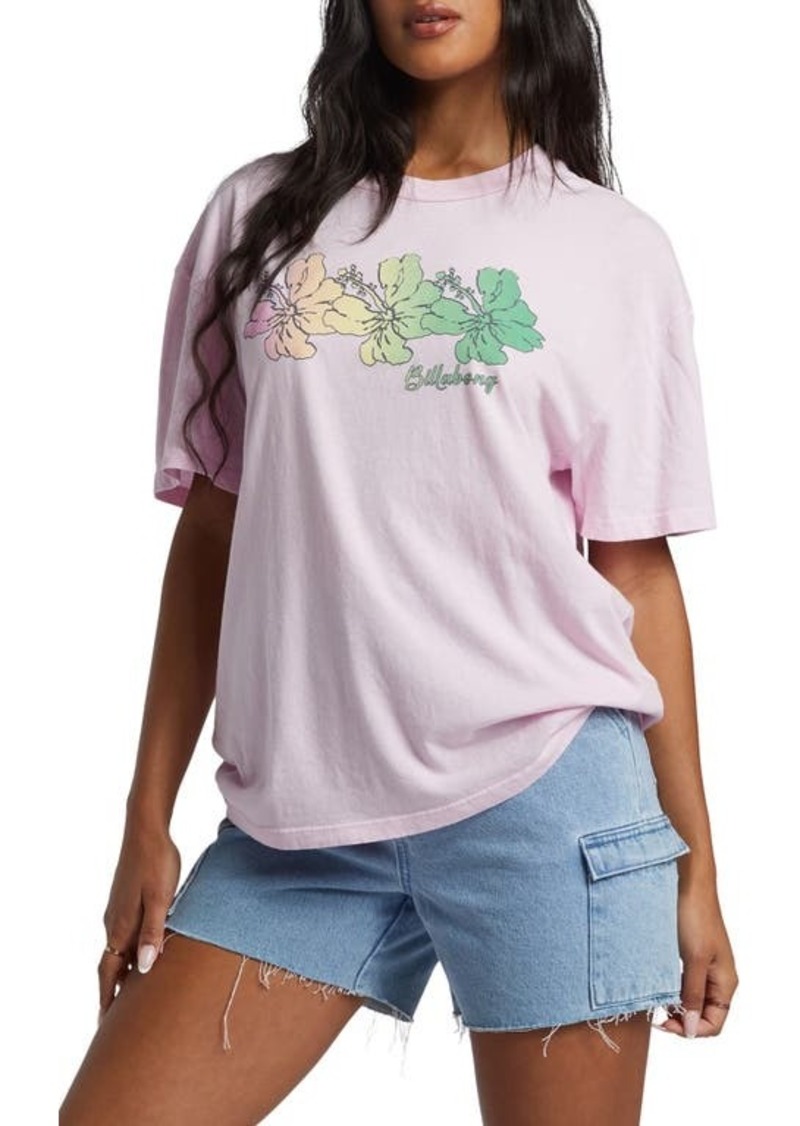 Billabong Aloha All Day Oversize Cotton Graphic T-Shirt