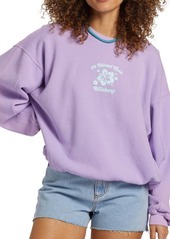 Billabong Aloha Kendal Crewneck Cotton Blend Sweatshirt