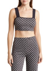 Billabong Check Me Out Crop Sweater Tank in Black Pebble at Nordstrom Rack