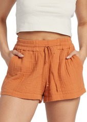 Billabong Cotton Gauze Cover-Up Shorts