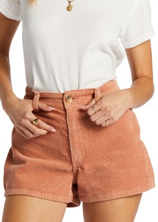 Billabong Free Fall Stretch Cotton Corduroy Shorts in Rose Dawn at Nordstrom Rack