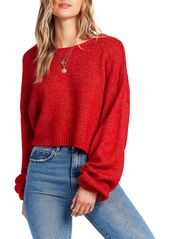 Billabong Heart to Heart V-Back Crop Sweater