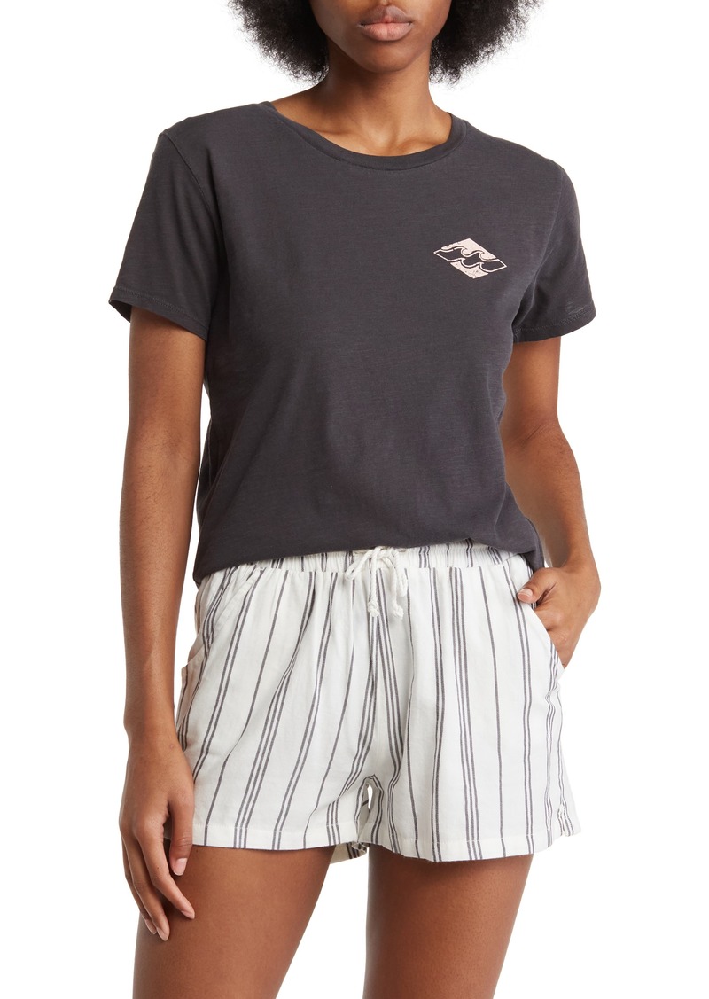 Billabong Heritage Arc Cotton Graphic T-Shirt in Off Black at Nordstrom Rack