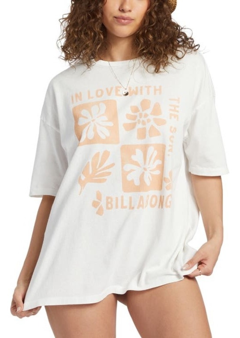 Billabong In Love With the Sun Cotton Graphic T-Shirt