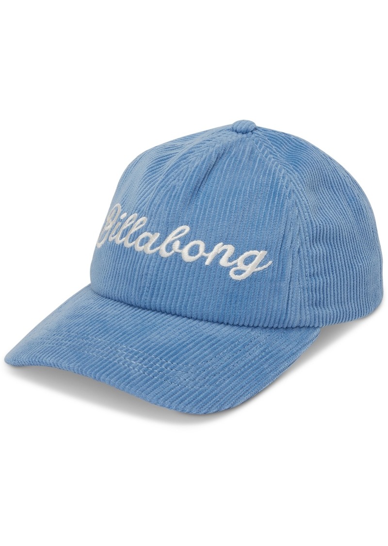 Billabong Juniors' Cotton Corduroy Logo Dad Cap - Marina