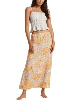 Billabong Juniors' Midi Moment Skirt - Peach Whip