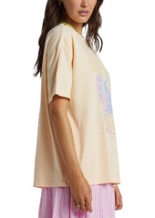 Billabong Juniors' Since 73 Oversized Cotton T-Shirt - Peach Whip