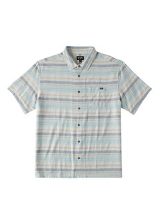 Billabong Kids' All Day Stripe Short Sleeve Button-Up Shirt