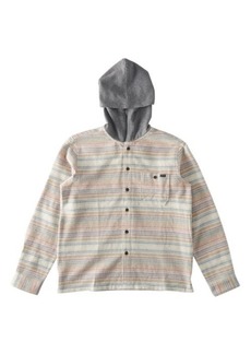 Billabong Kids' Baja Hooded Flannel Shirt
