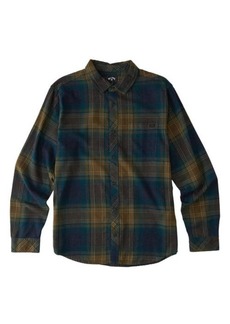 Billabong Kids' Coastline Cotton Flannel Shirt