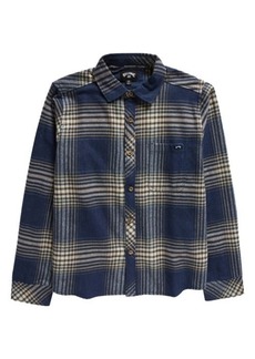 Billabong Kids' Coastline Flannel Button-Up Shirt