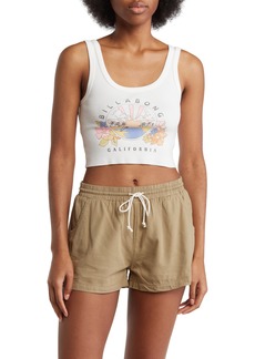 Billabong Lucky Us Cali Cotton Graphic Tank in Salt Crystal at Nordstrom Rack