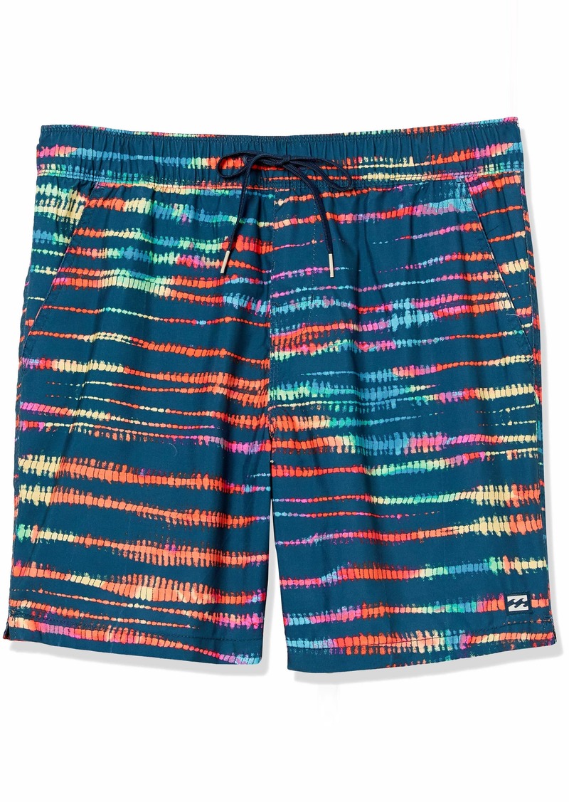 Billabong All Day Layback 16 inch Boardshorts Soft Surf Suede Fabric and Elasticated Waist