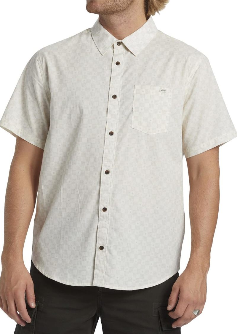 Billabong Men's Classic Sundays Woven Short Sleeve Shirt