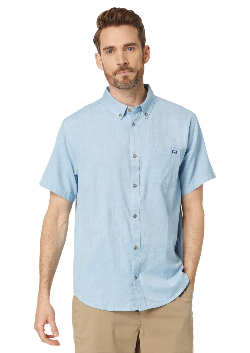 Billabong Men's Classic Sundays Woven Short Sleeve Shirt