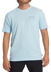 Billabong Men's Crayon Wave T-Shirt, Small, Blue