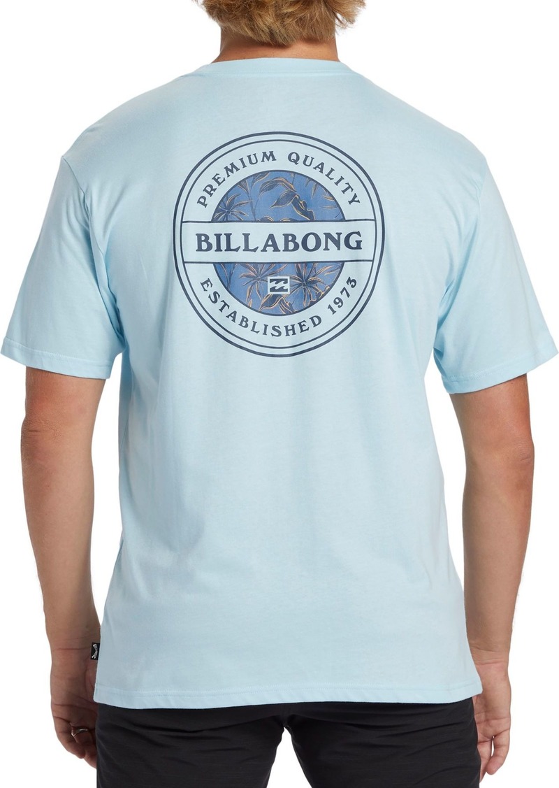 Billabong Men's Rotor Short Sleeve T-shirt, Small, Blue