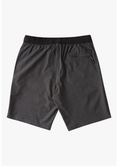 Billabong Men's Short Length Crossfire Elastic Shorts - Gray