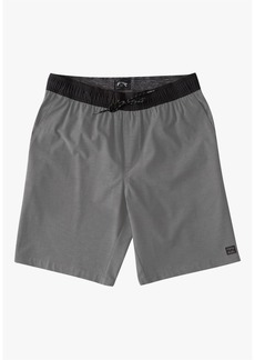 Billabong Men's Short Length Crossfire Elastic Shorts - Gray