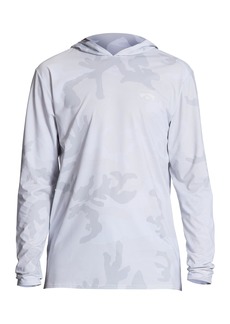 Billabong Men's Standard Arch Mesh Loose Fit Long Sleeve Hooded 50+ UPF Surf Shirt Rashguard