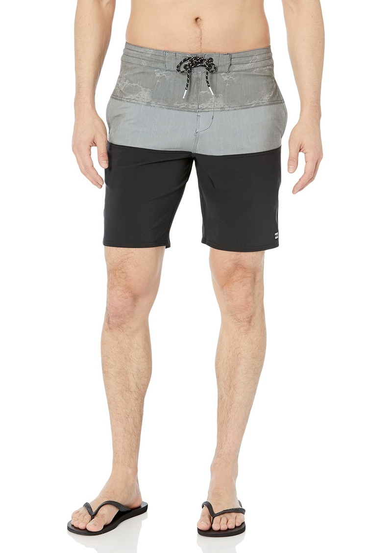 Billabong Men's Standard Performance Stretch Tribong Lo Tides Boardshort Swim Short Trunk 19 Inch Outseam