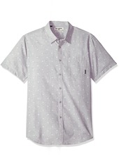 Billabong Men's Sundays Jacquard Short Sleeve Shirt  S