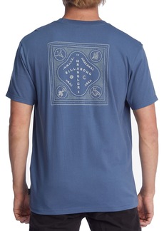 Billabong Men's Vast and Free Short Sleeve T-Shirt, Small, Blue