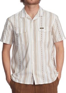 Billabong Men's Wesley Short Sleeve Shirt, Small, White