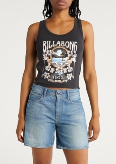 Billabong Mesmerized Cotton Graphic Tank in Black at Nordstrom Rack